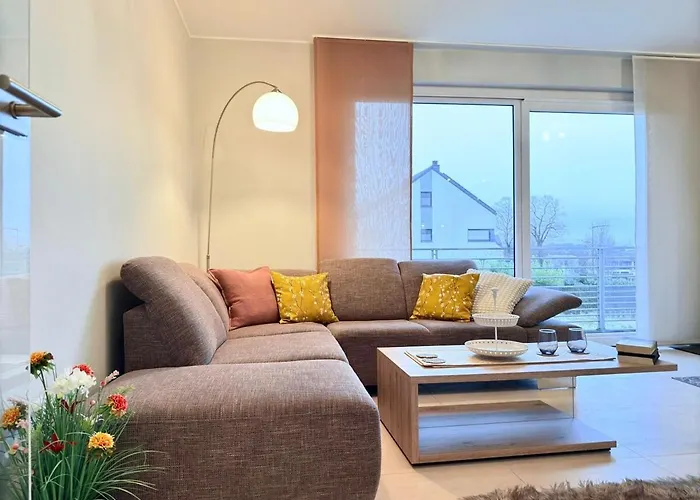 Spacious 2 Bedroom Flat With Balcony And Parking In Apartment Mamer